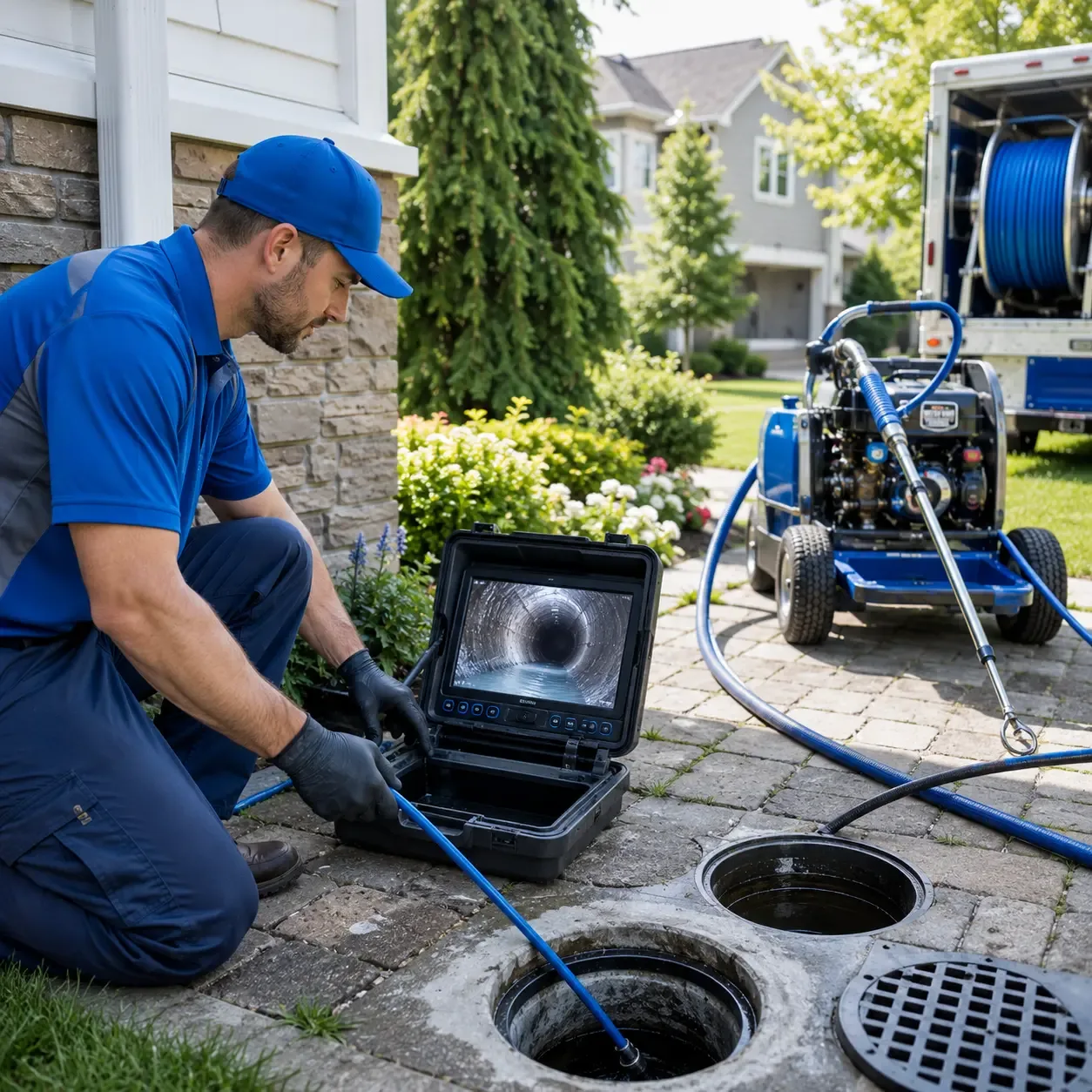 Outdoor drain cleaning professionals serving Uniontown, AL